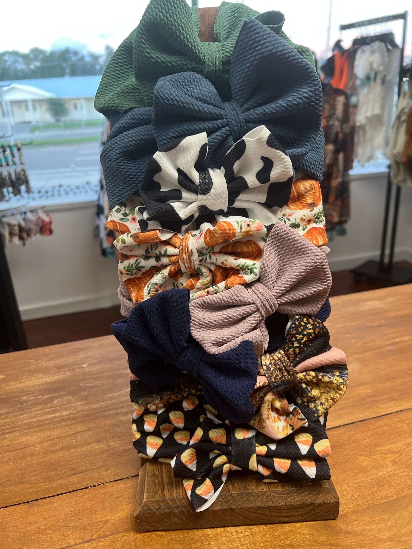 Hand sewn Bow head bands