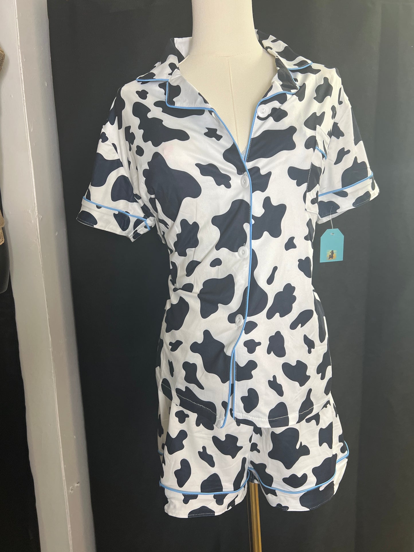 Cow Print Pajamas set