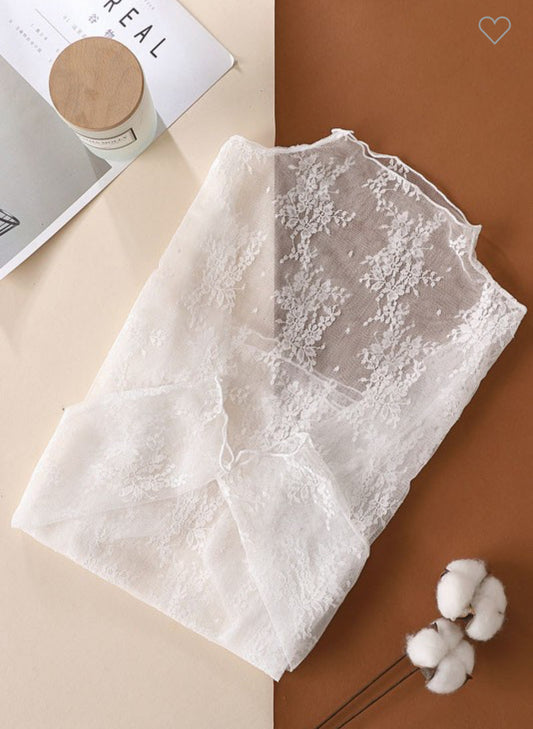 Lace long sleeve top