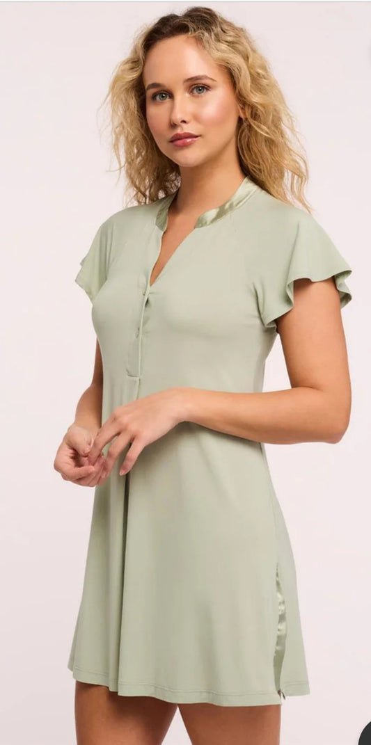 Fluttered Sleeve Nightshirt