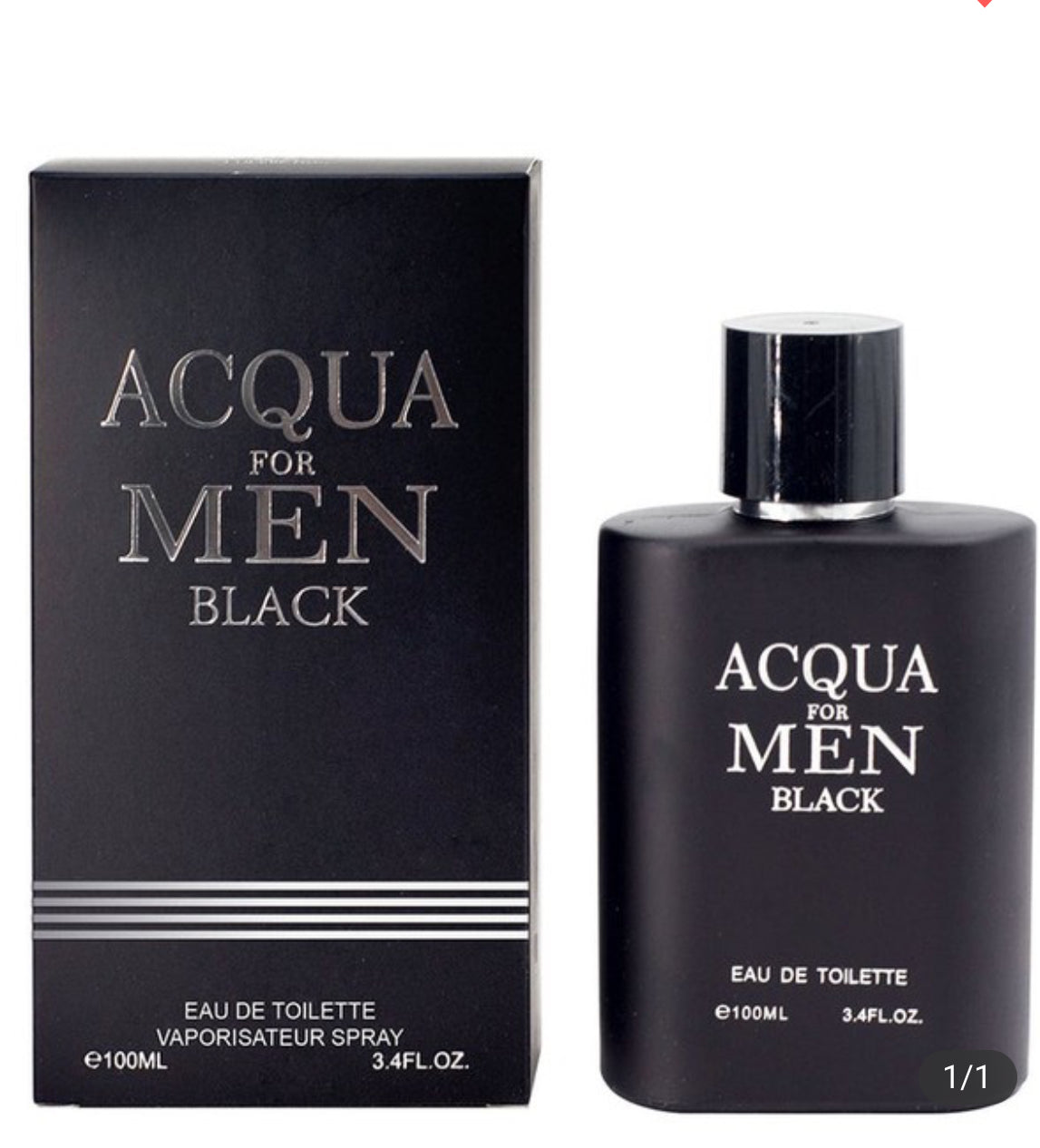 Aqua men black cologne