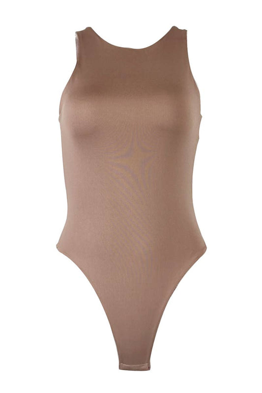 WOMEN SLEEVELESS BASIC CREW NECK BODYSUIT_CWSBSSL0017