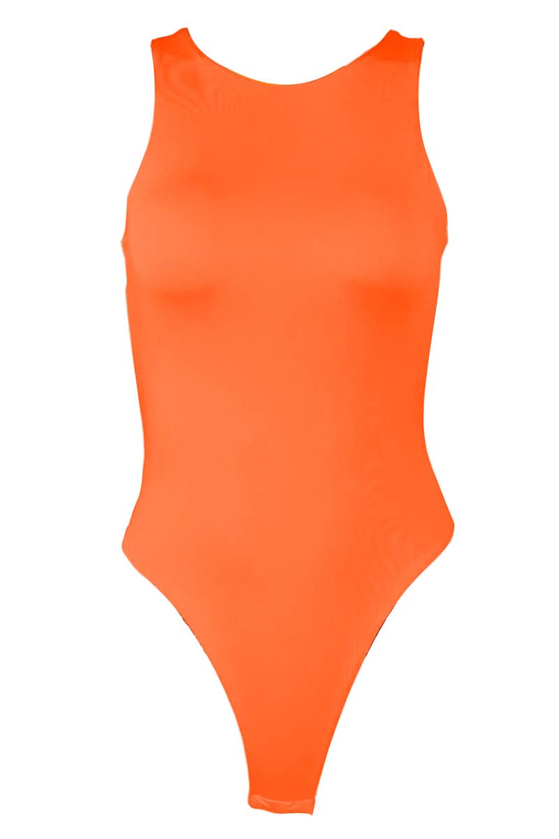 WOMEN SLEEVELESS BASIC CREW NECK BODYSUIT_CWSBSSL0017