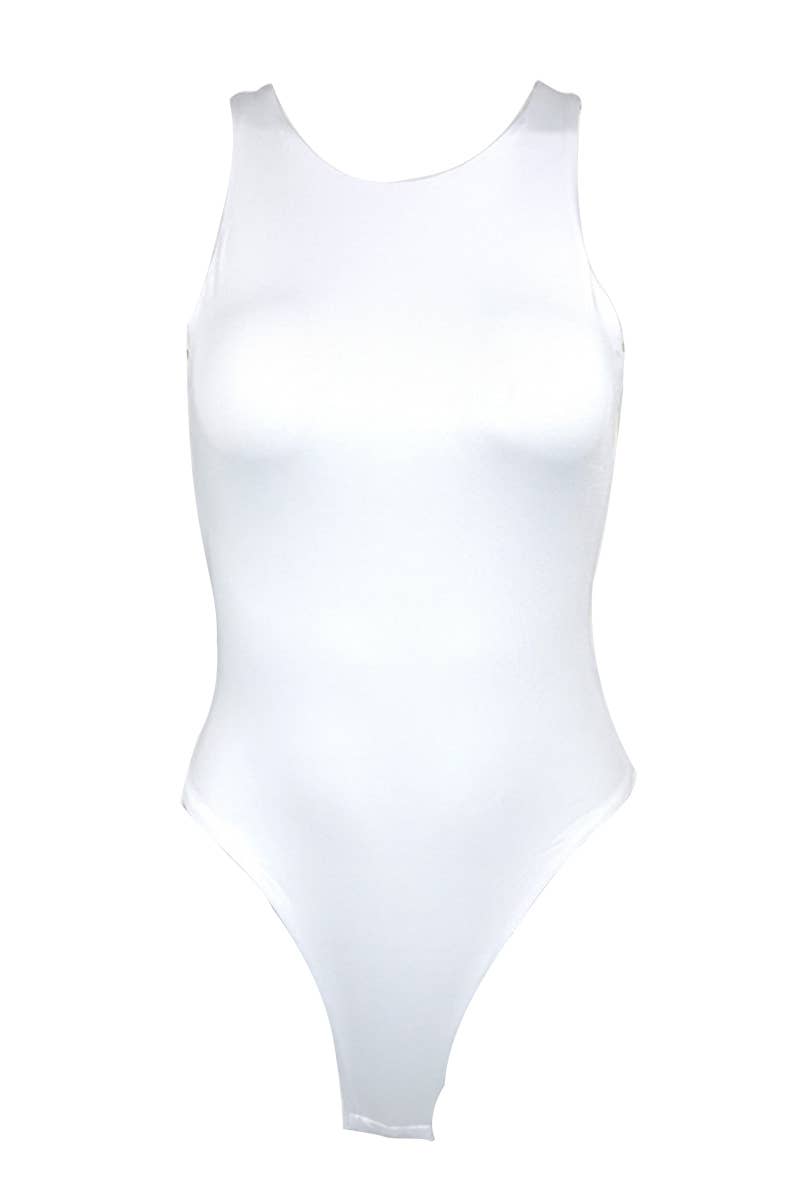 WOMEN SLEEVELESS BASIC CREW NECK BODYSUIT_CWSBSSL0017