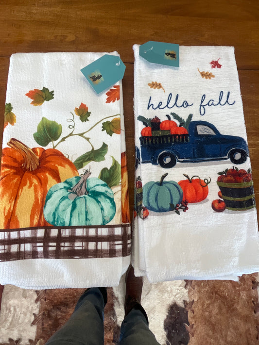 Fall Kitchen Towels