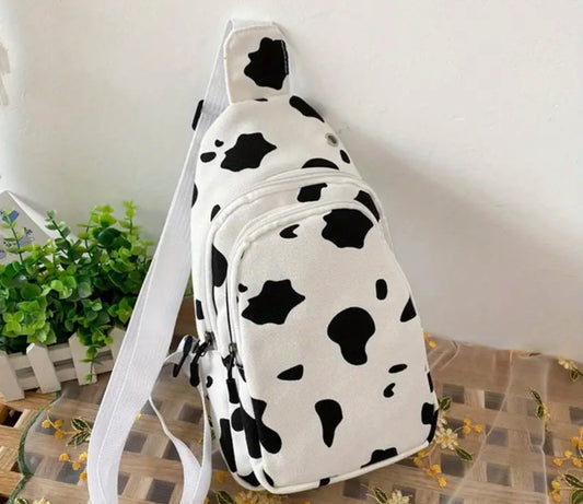 Cow Printed Cross Body purse
