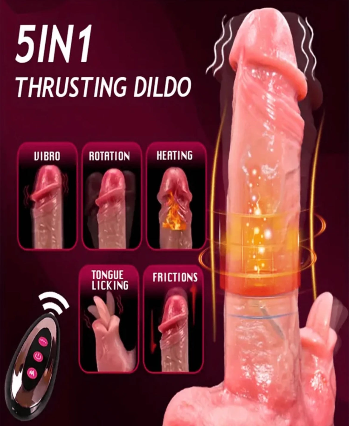 5 in 1 Dildo